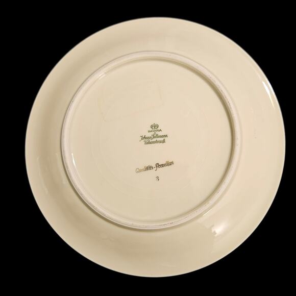 Johann Seltmann Bavaria Vohenstrauß 7.75" Plate Red & Gold Border Germany VTG - Picture 2 of 3